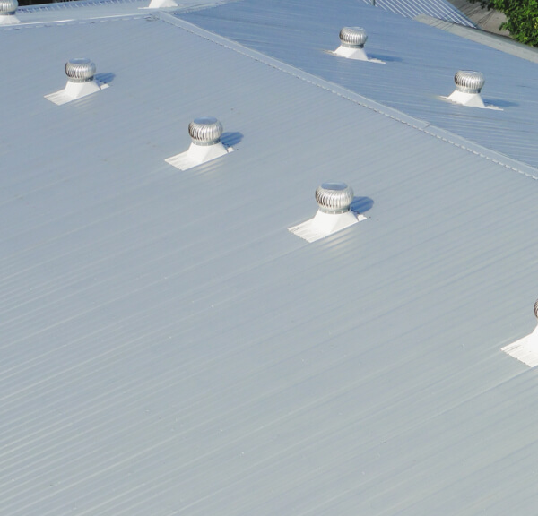 A home with roof heat cables installed to prevent ice dams in the winter.